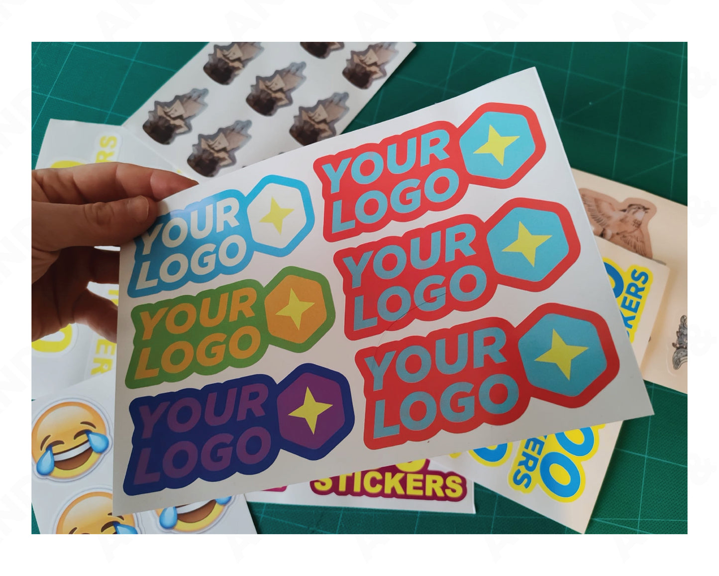 100 Custom Stickers