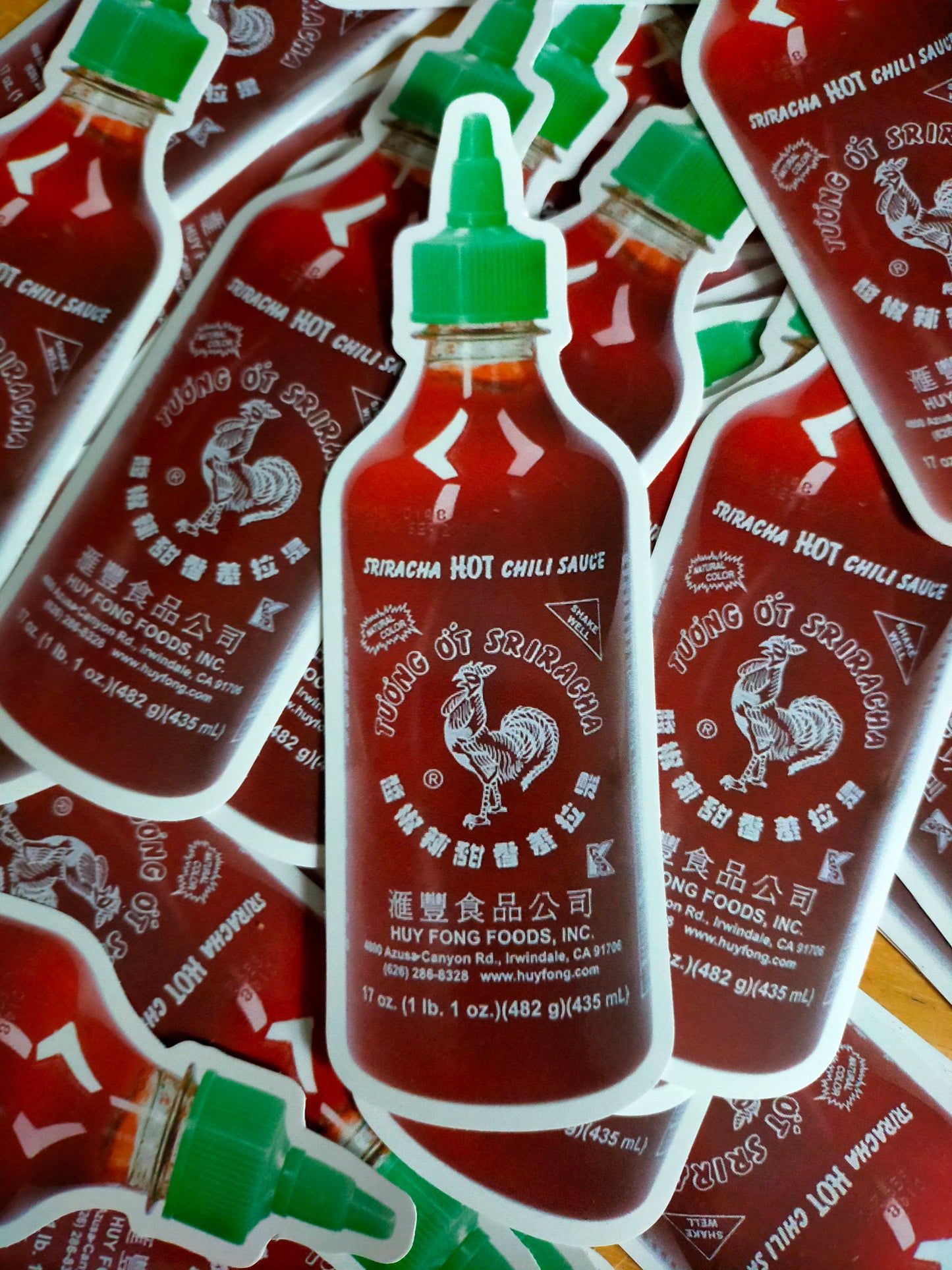Sriracha Bottle Hot Sauce Sticker
