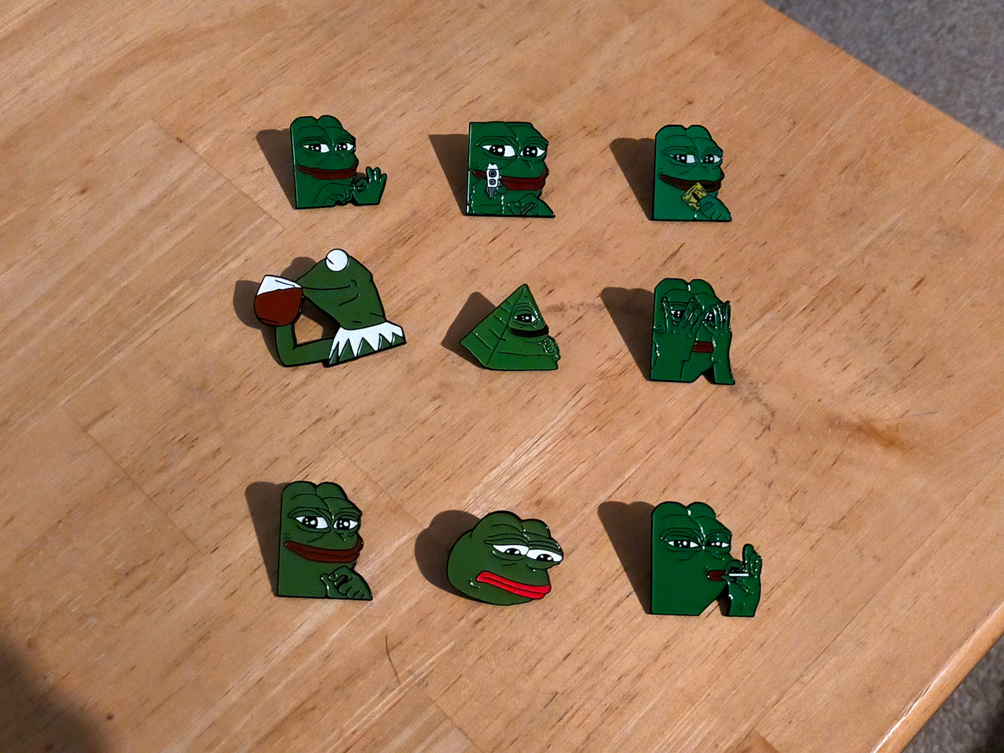 Pepe the Frog Meme Cartoon Pin