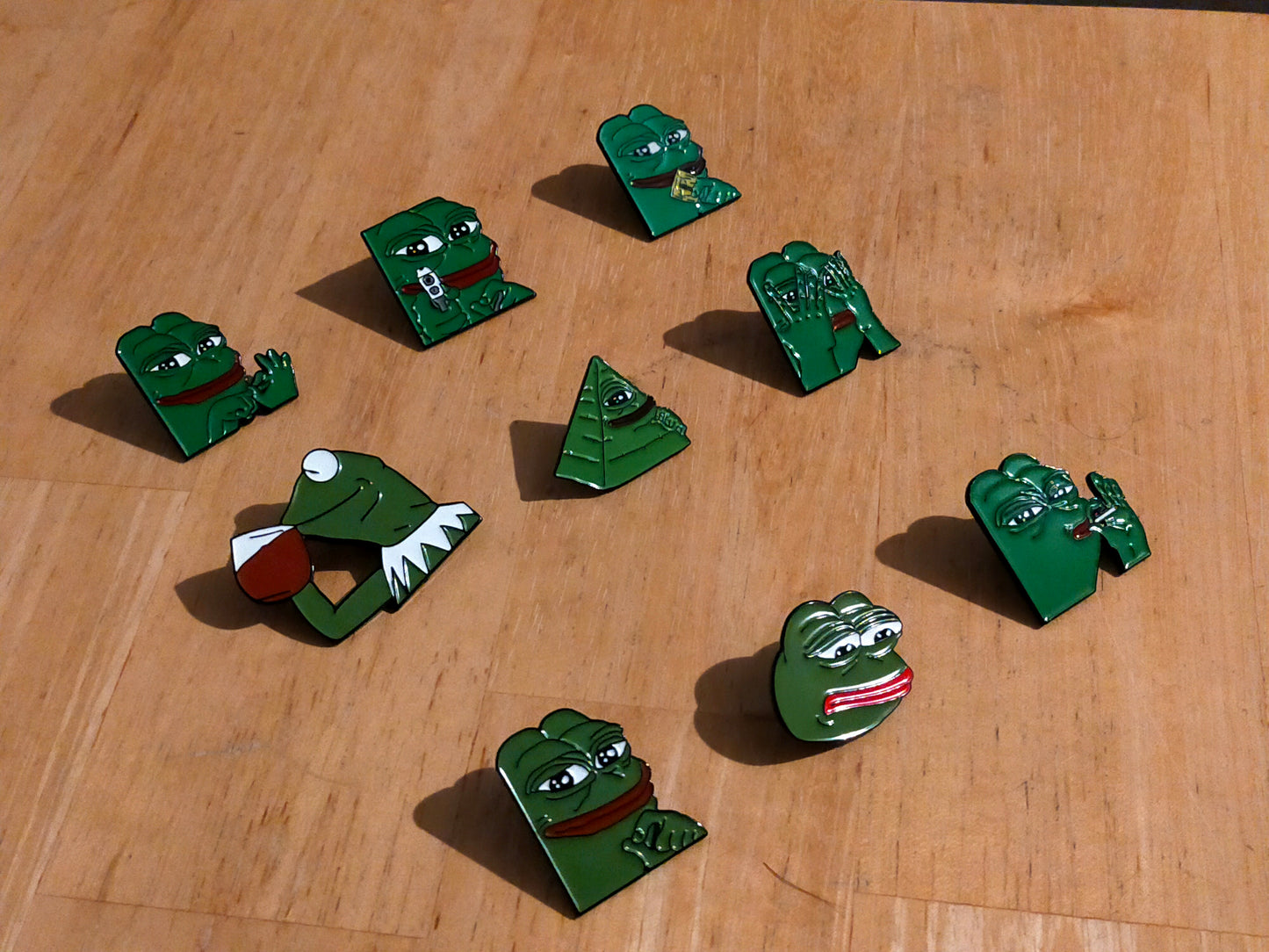 Pepe the Frog Meme Cartoon Pin