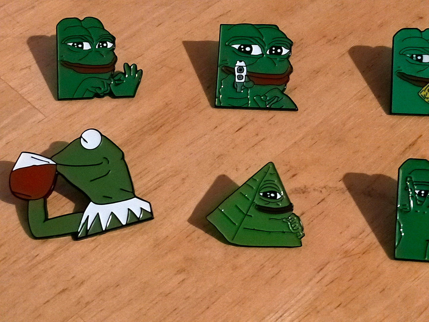 Pepe the Frog Meme Cartoon Pin