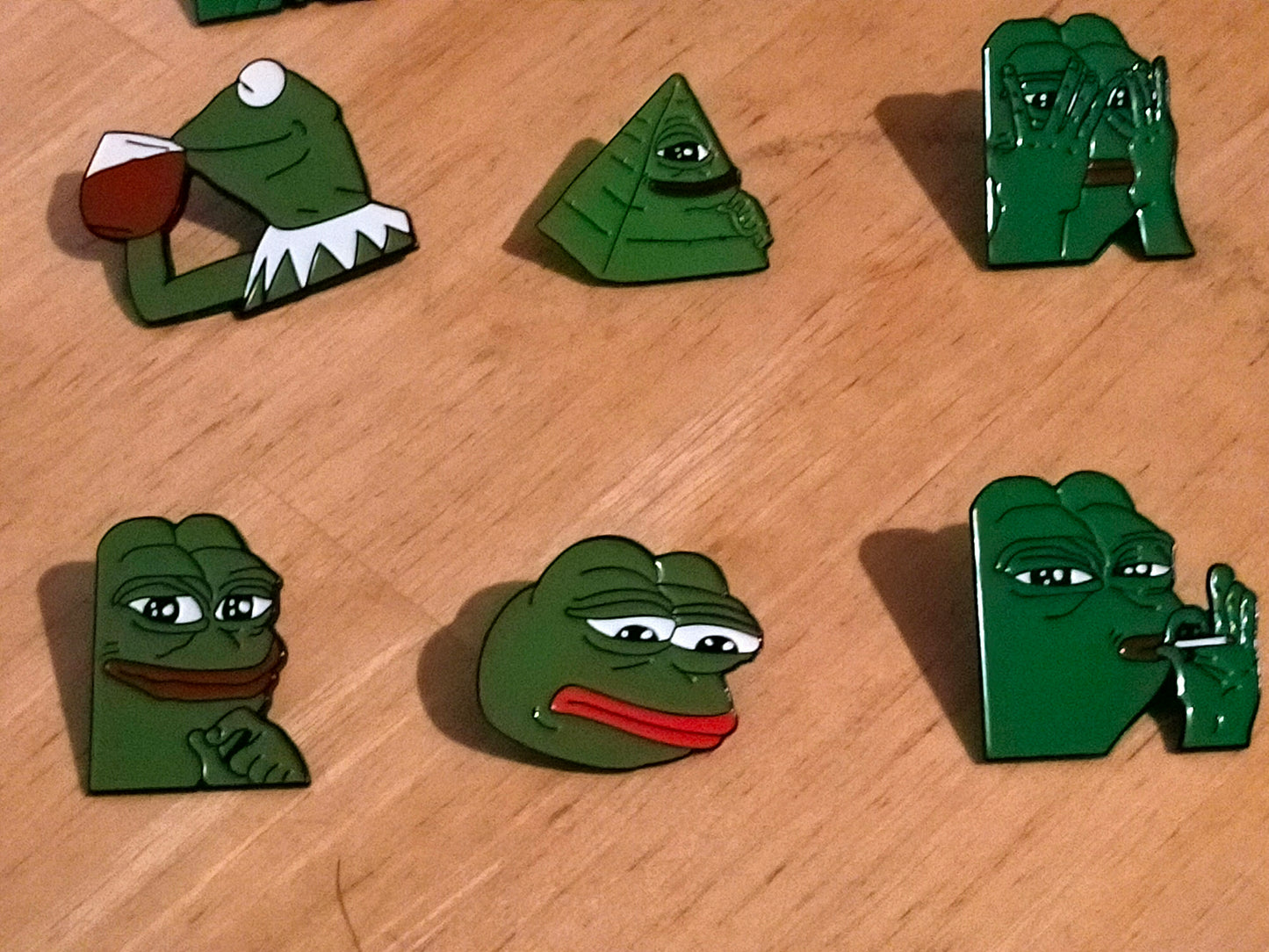 Pepe the Frog Meme Cartoon Pin