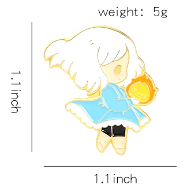 Sophie Enamel Pin