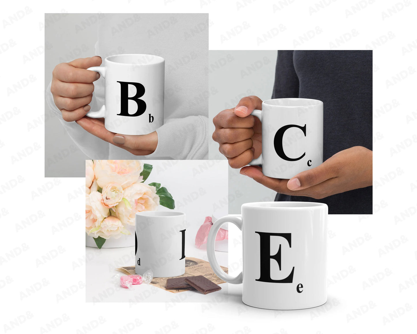 Alphabet Letter Mug