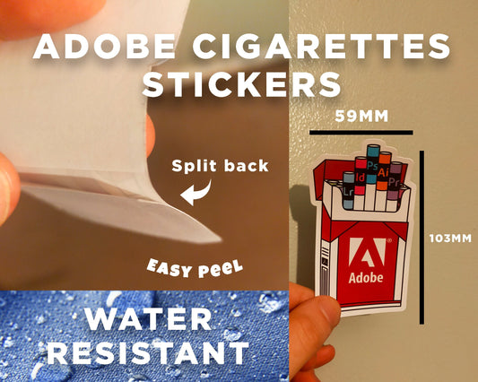 Adobe Cigarette Sticker