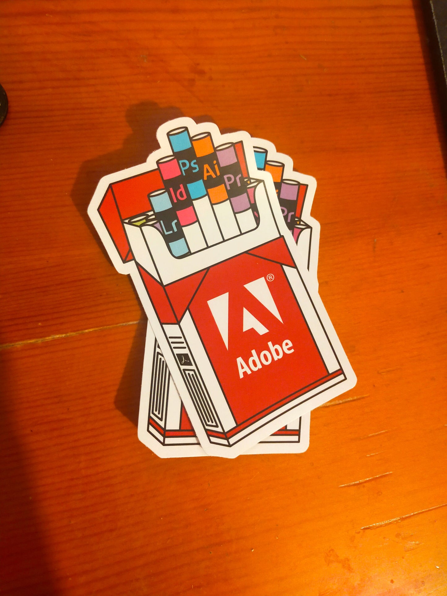 Adobe Cigarette Sticker
