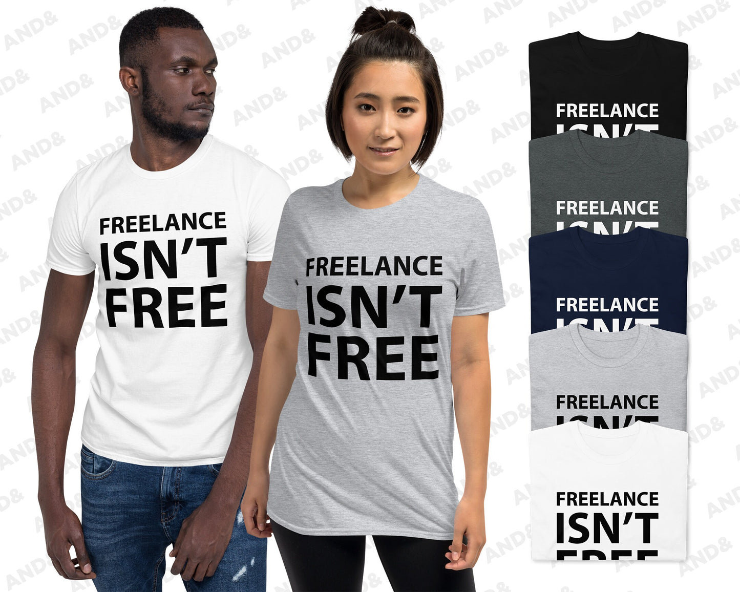 "Freelance isn't free" designer t-shirt