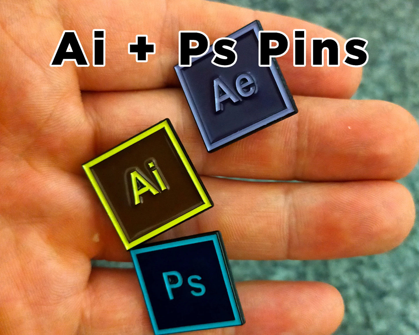 Adobe Enamel pins