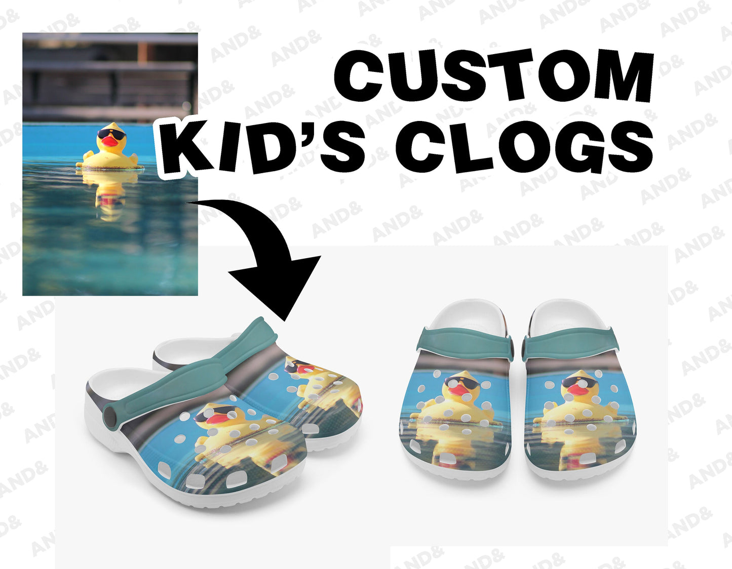 Custom Children's clogs