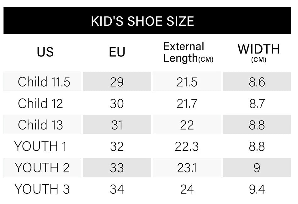 Custom Kids running shoes