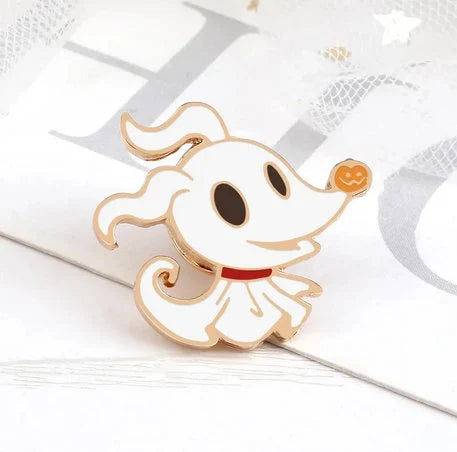 Ghost dog pin
