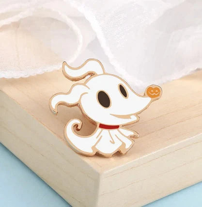 Ghost dog pin