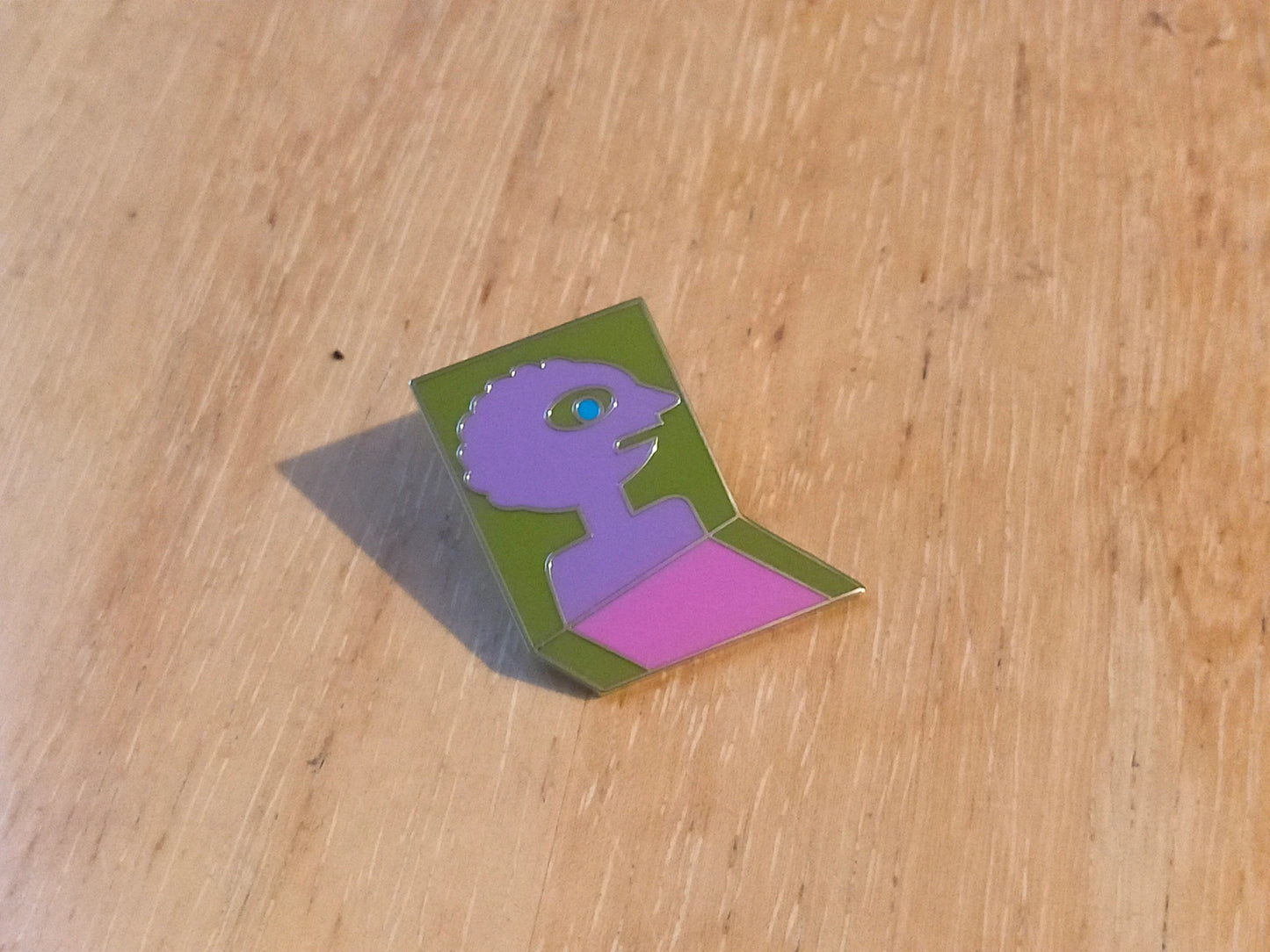 God pin cartoon god Prismo Enamel Pin