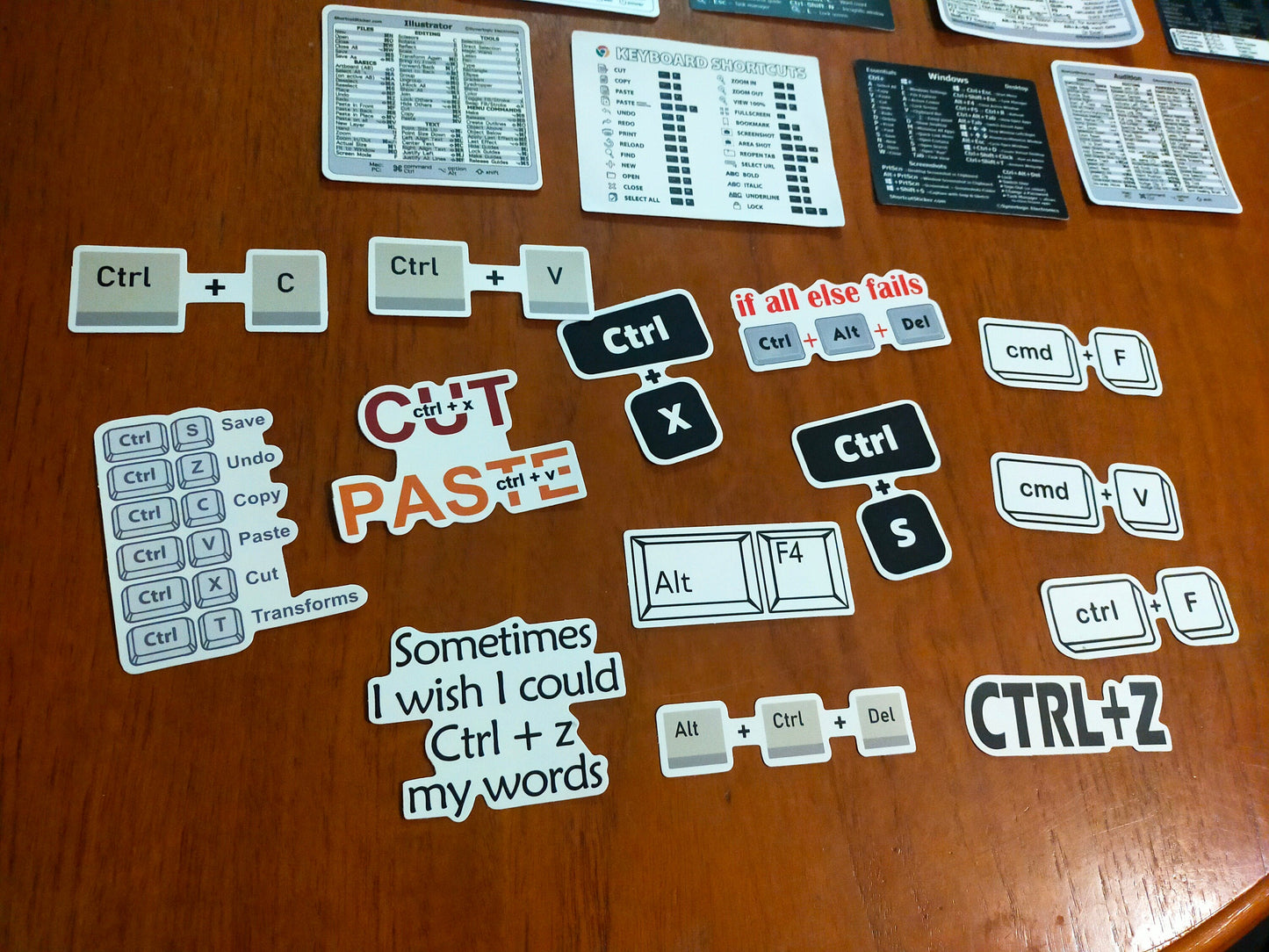 Shortcut sticker 30 pack
