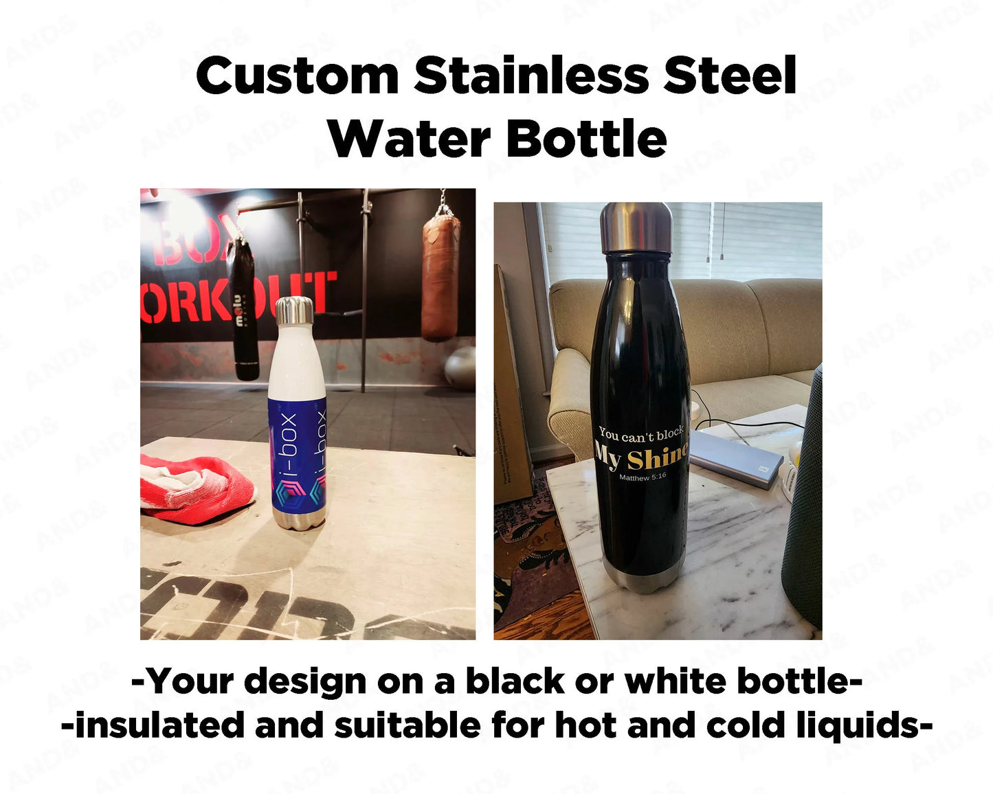 Personalised Insulated Stainless Steel Flask