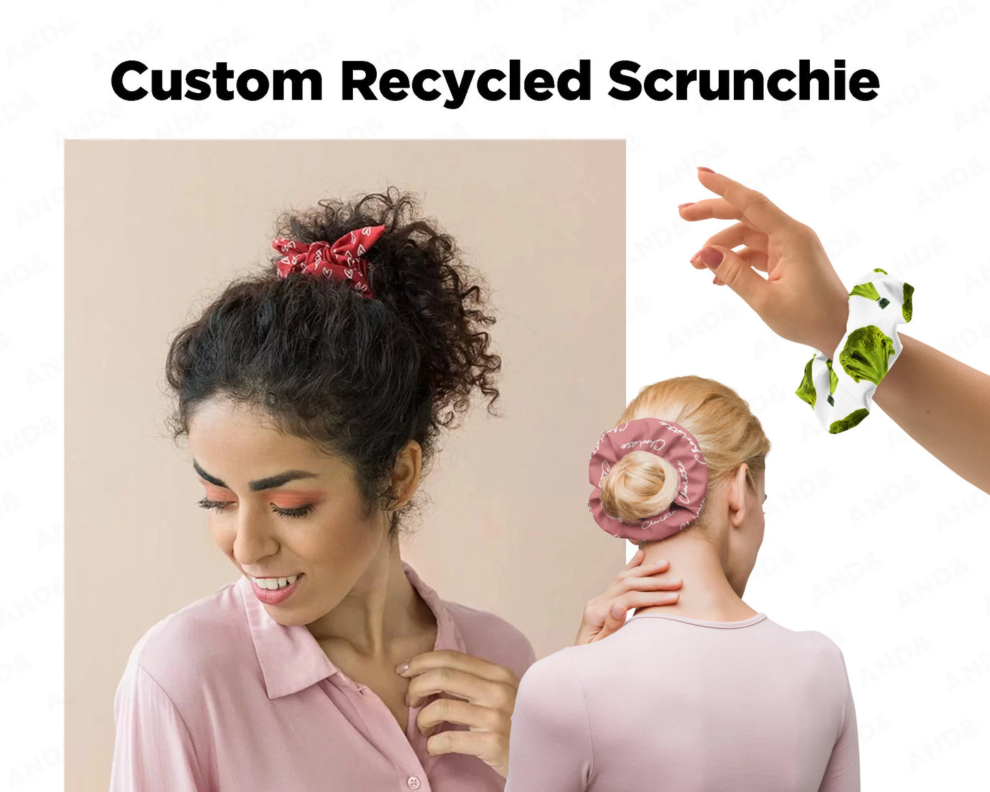 Personalised Scrunchie Hair Tie