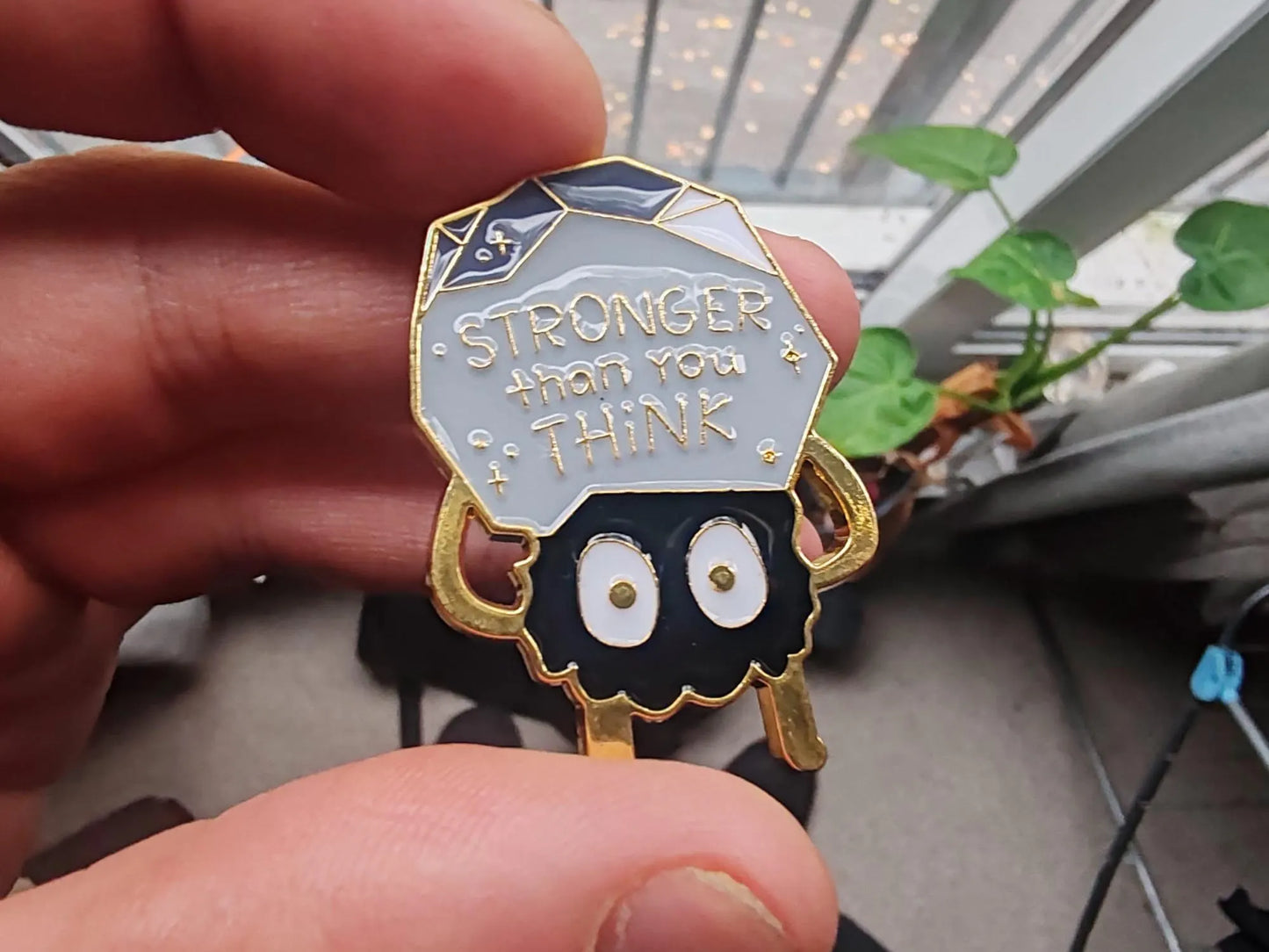Soot Sprite Enamel Pin