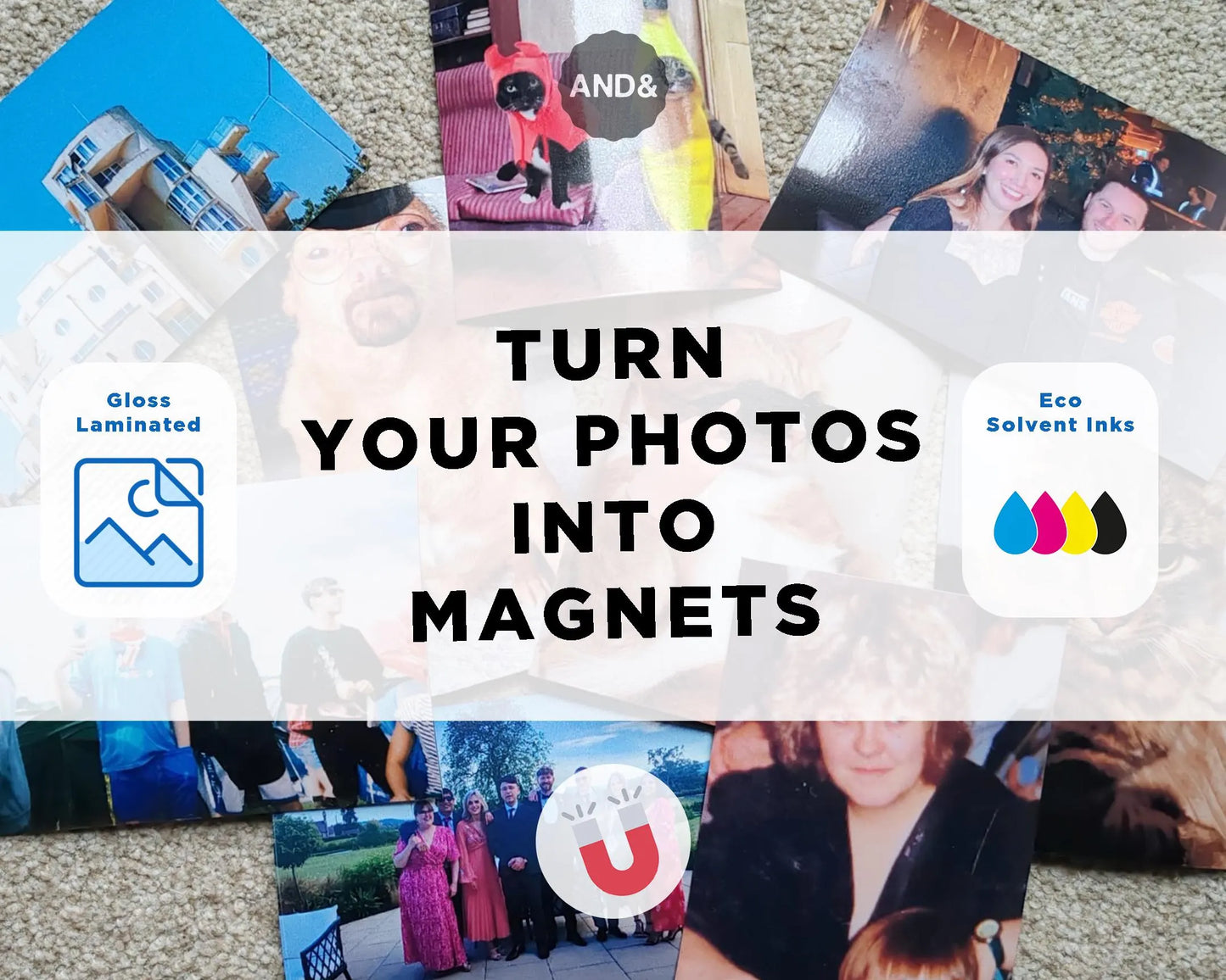 Custom Photo Fridge Magnet