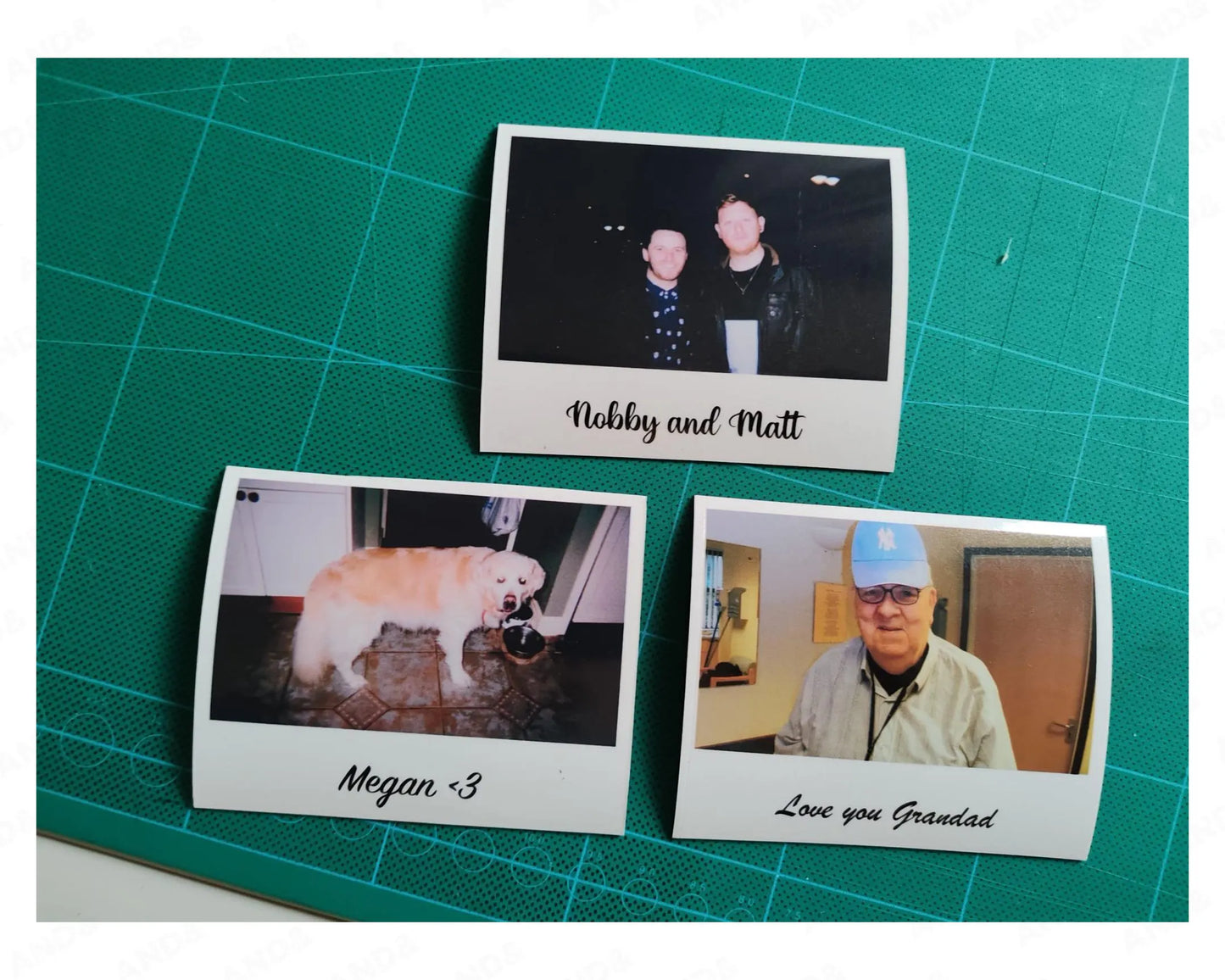 Custom Polaroid Fridge Magnet