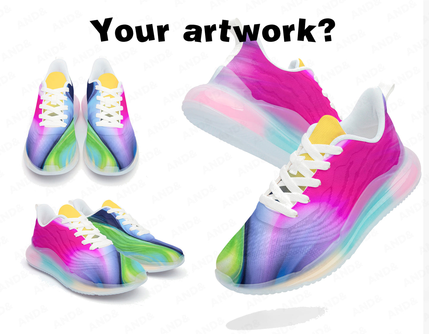 Custom Trainers Lightweight Air Cushion Sneakers