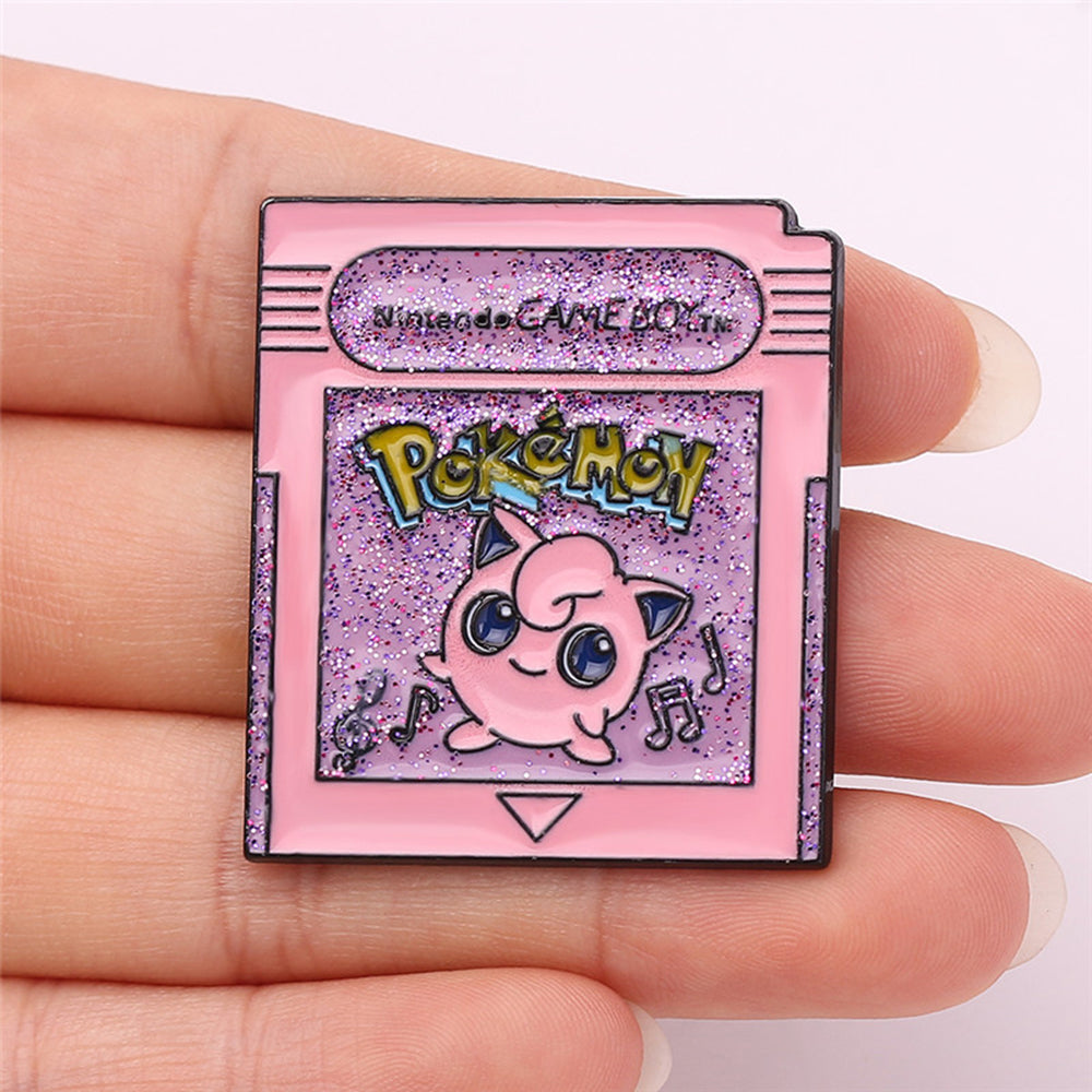 Jigglypuff Pokemon Retro Game Cartridge Pin