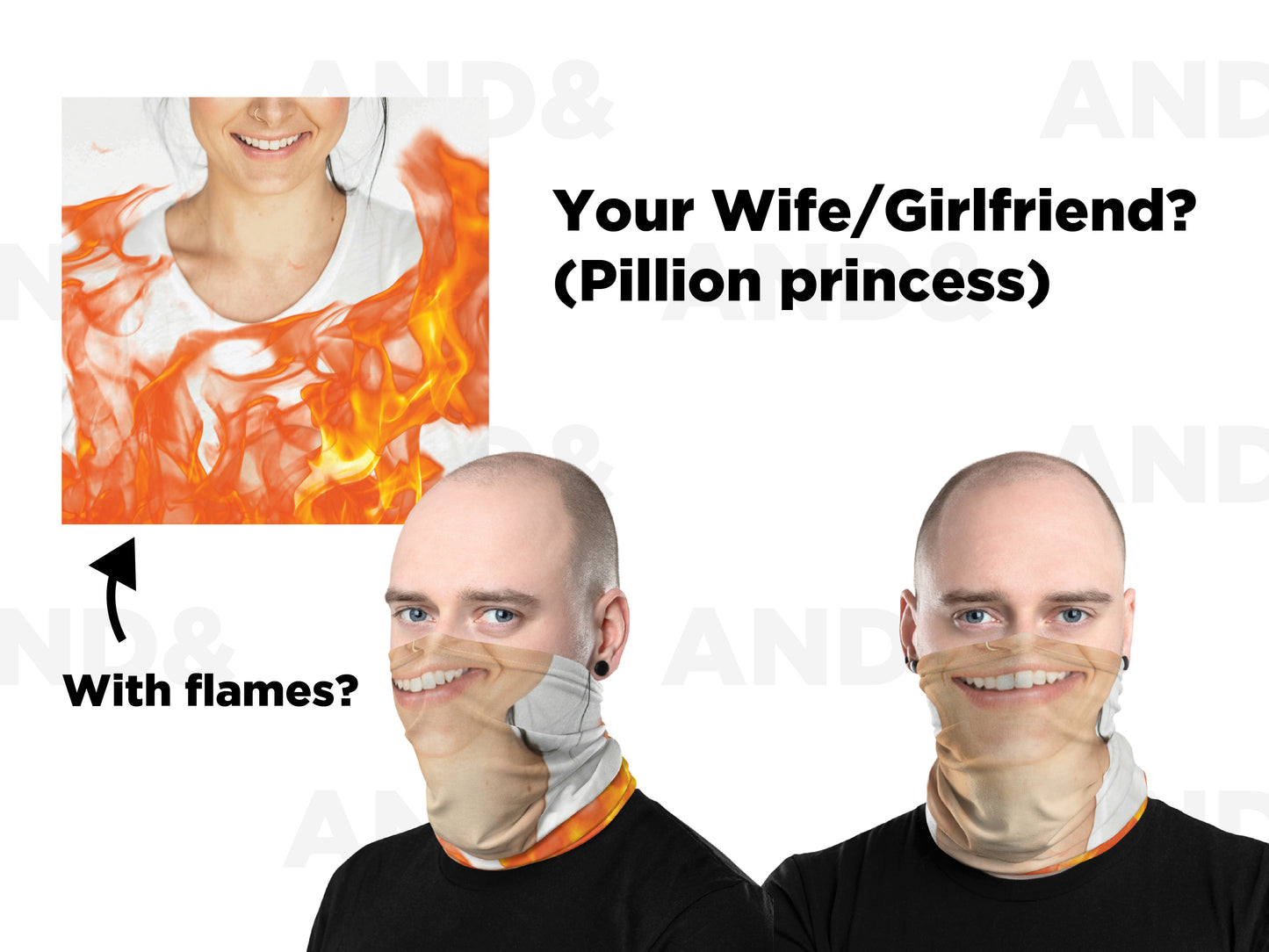 Custom Face Neck Gaiter