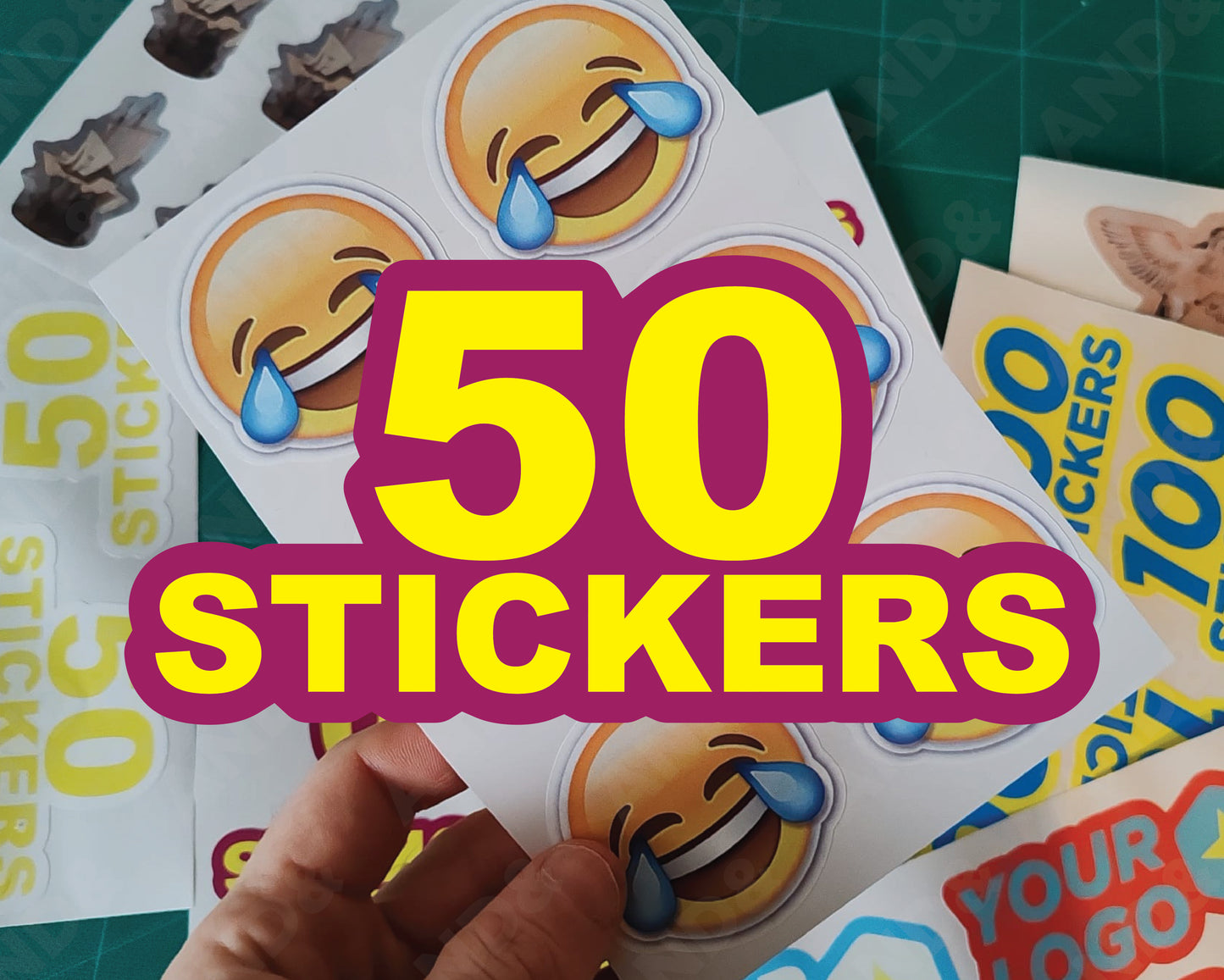 50 Custom Stickers