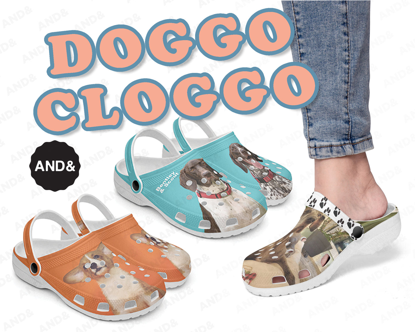 Custom Doggo Cloggo Clogs