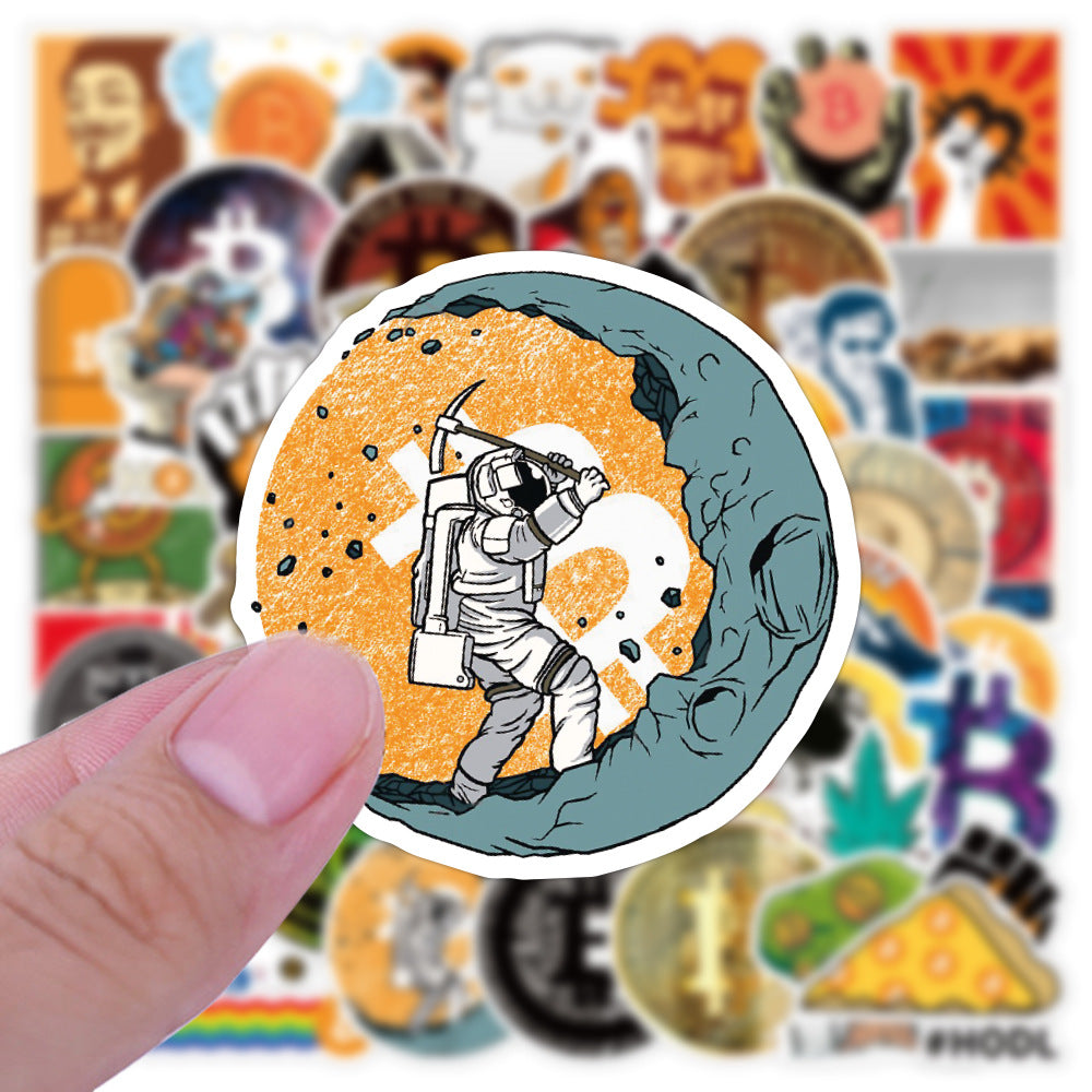 Bitcoin Stickers 50pcs set