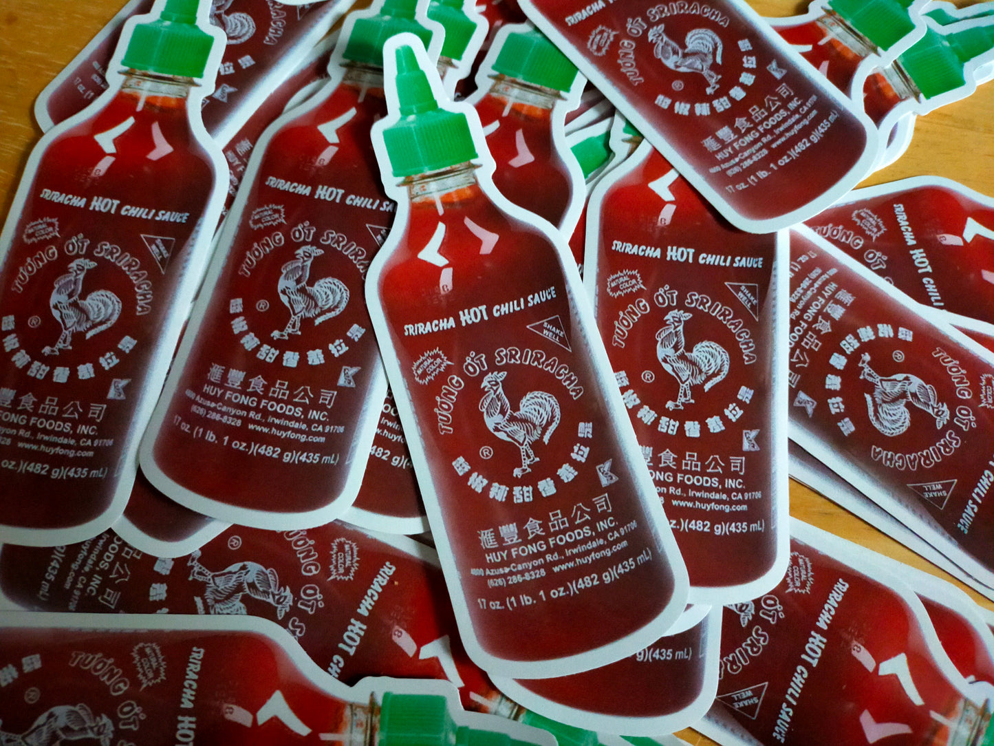 Sriracha Bottle Hot Sauce Sticker