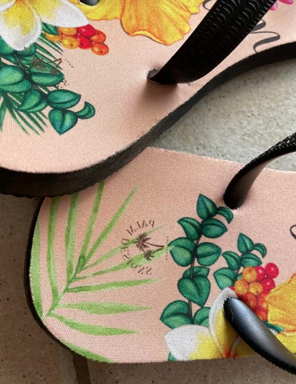 Custom Flip flops Printed