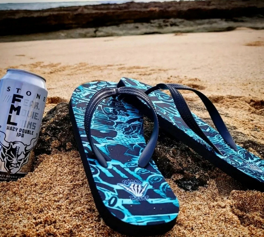 Custom Flip flops Printed