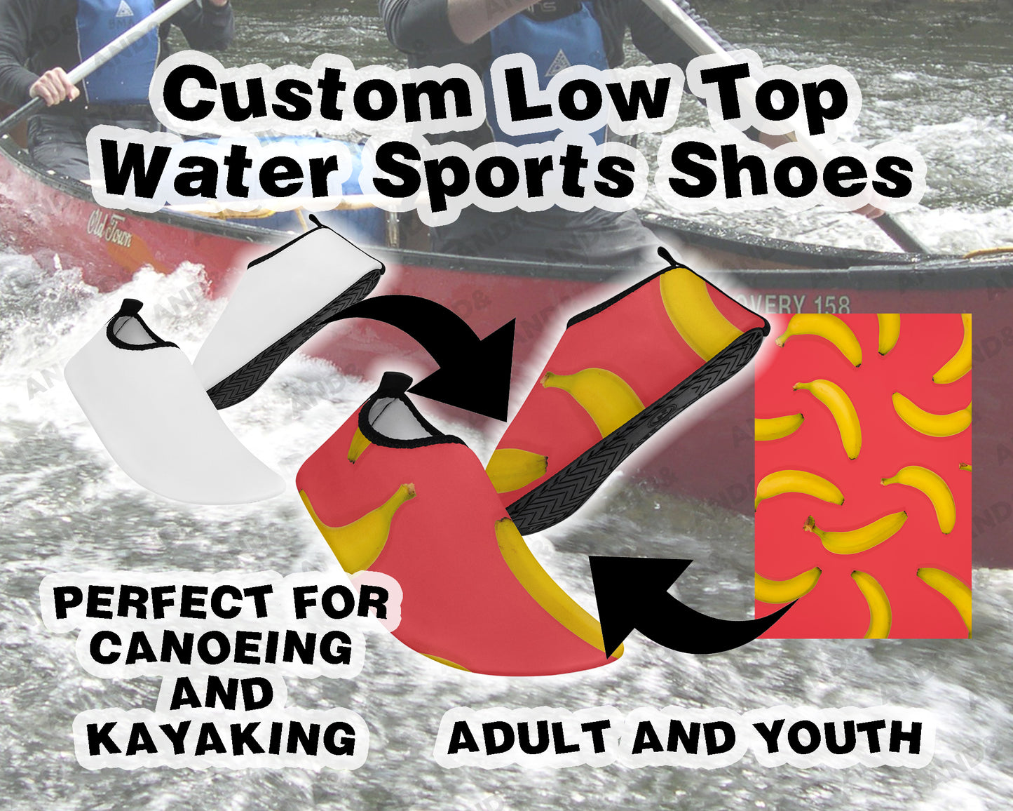 Custom kayaking shoes custom Water sport shoes