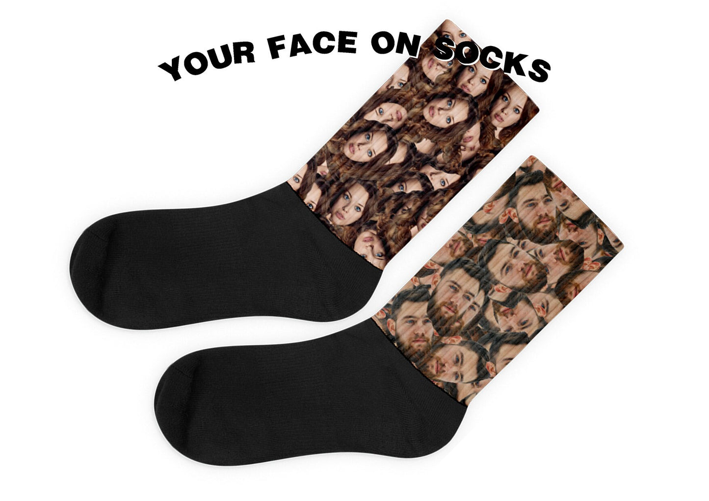 Custom Face random pattern Socks
