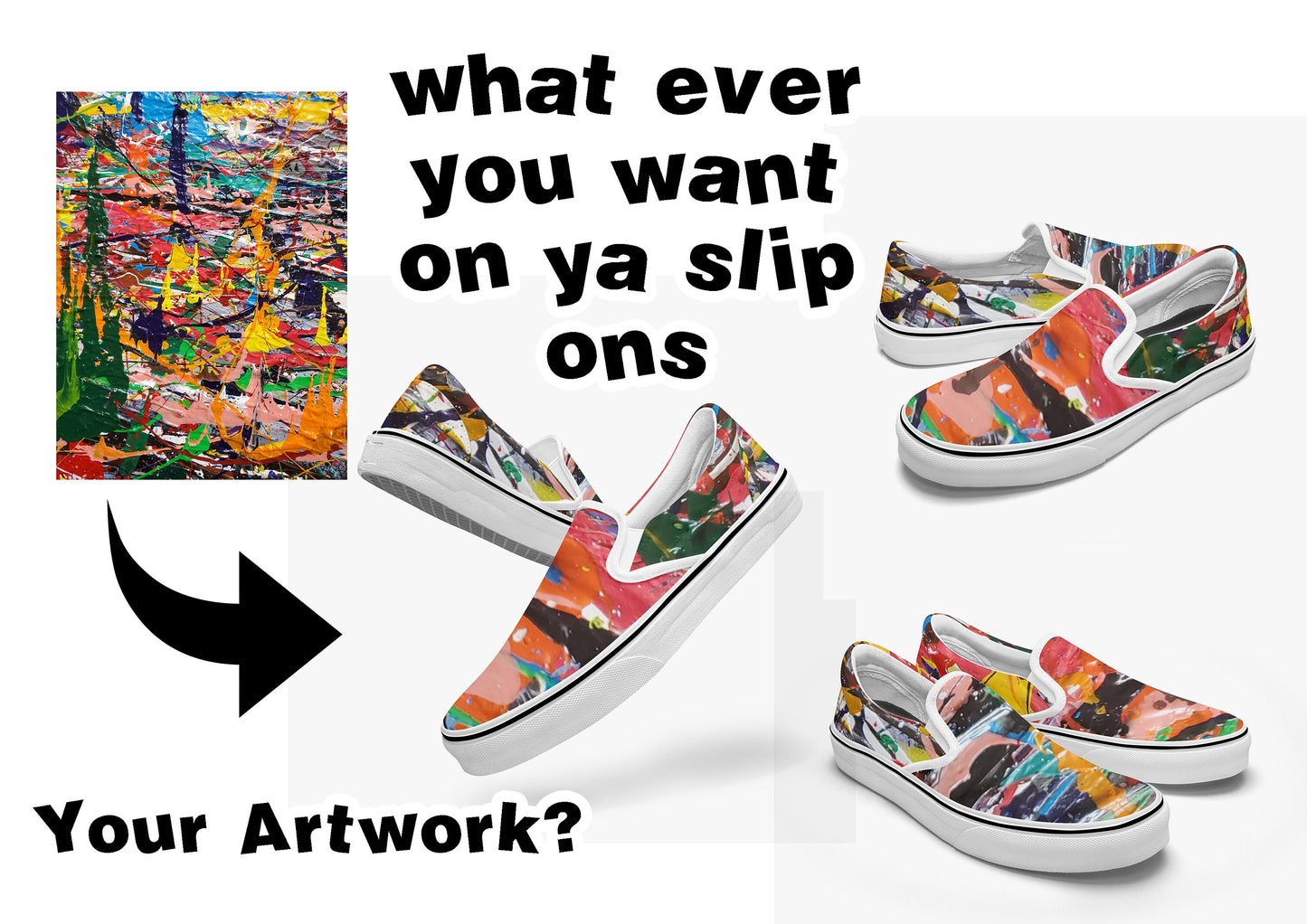 Custom slip on shoes