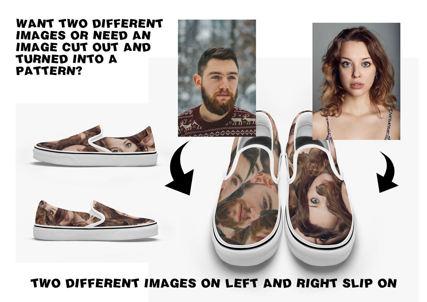 Custom slip on shoes