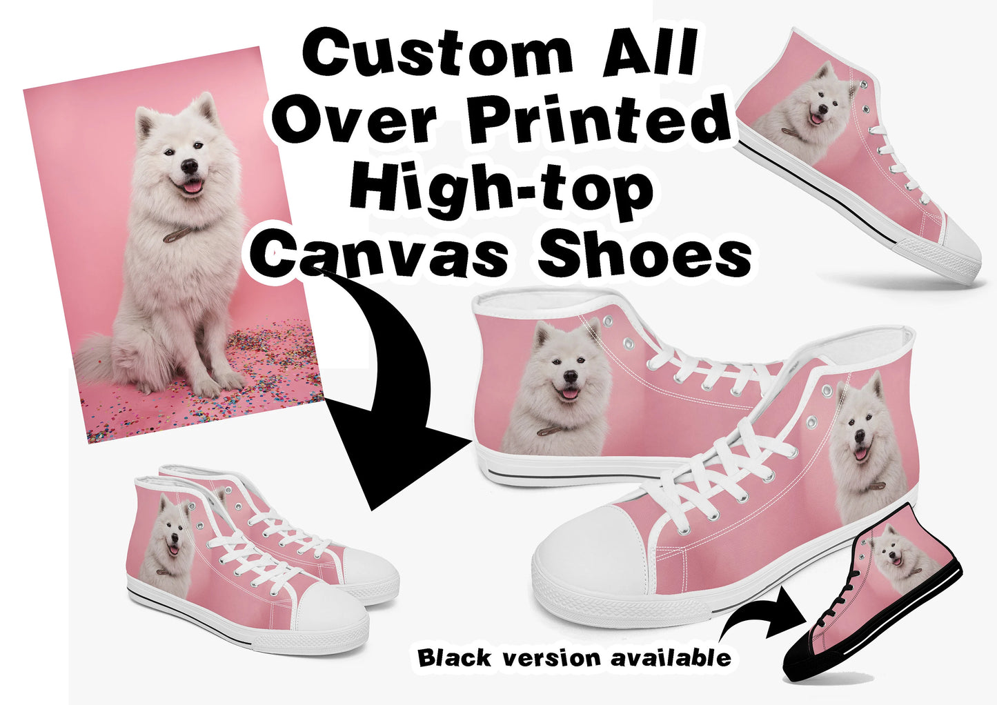 Custom High-top Canvas Shoes