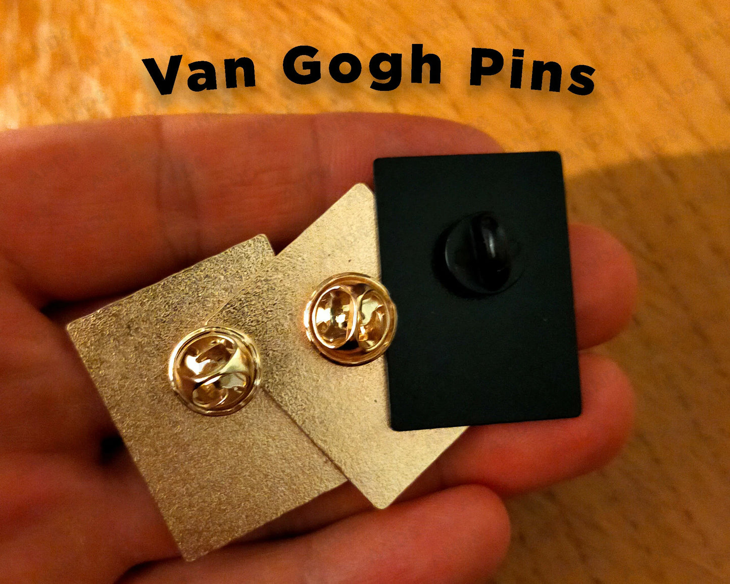 Van Gogh oil painting Art pin