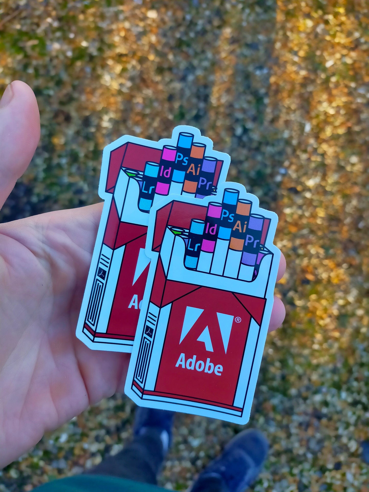 Adobe Cigarette Sticker
