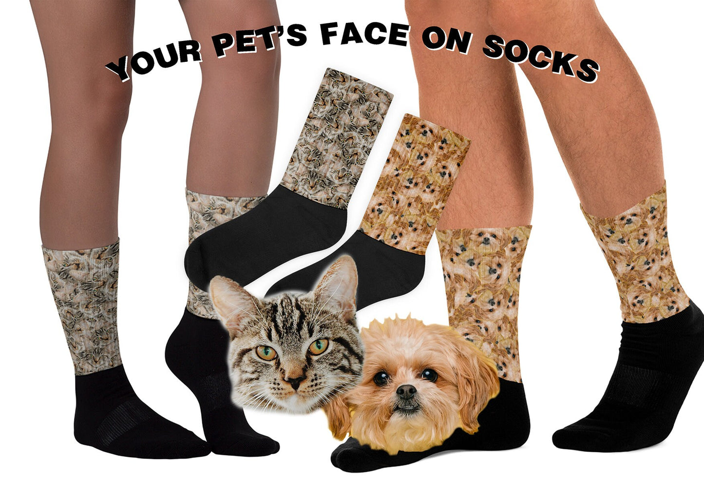 Custom Face random pattern Socks