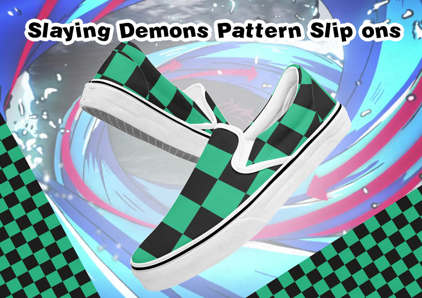 Demon Slayer Slip ons