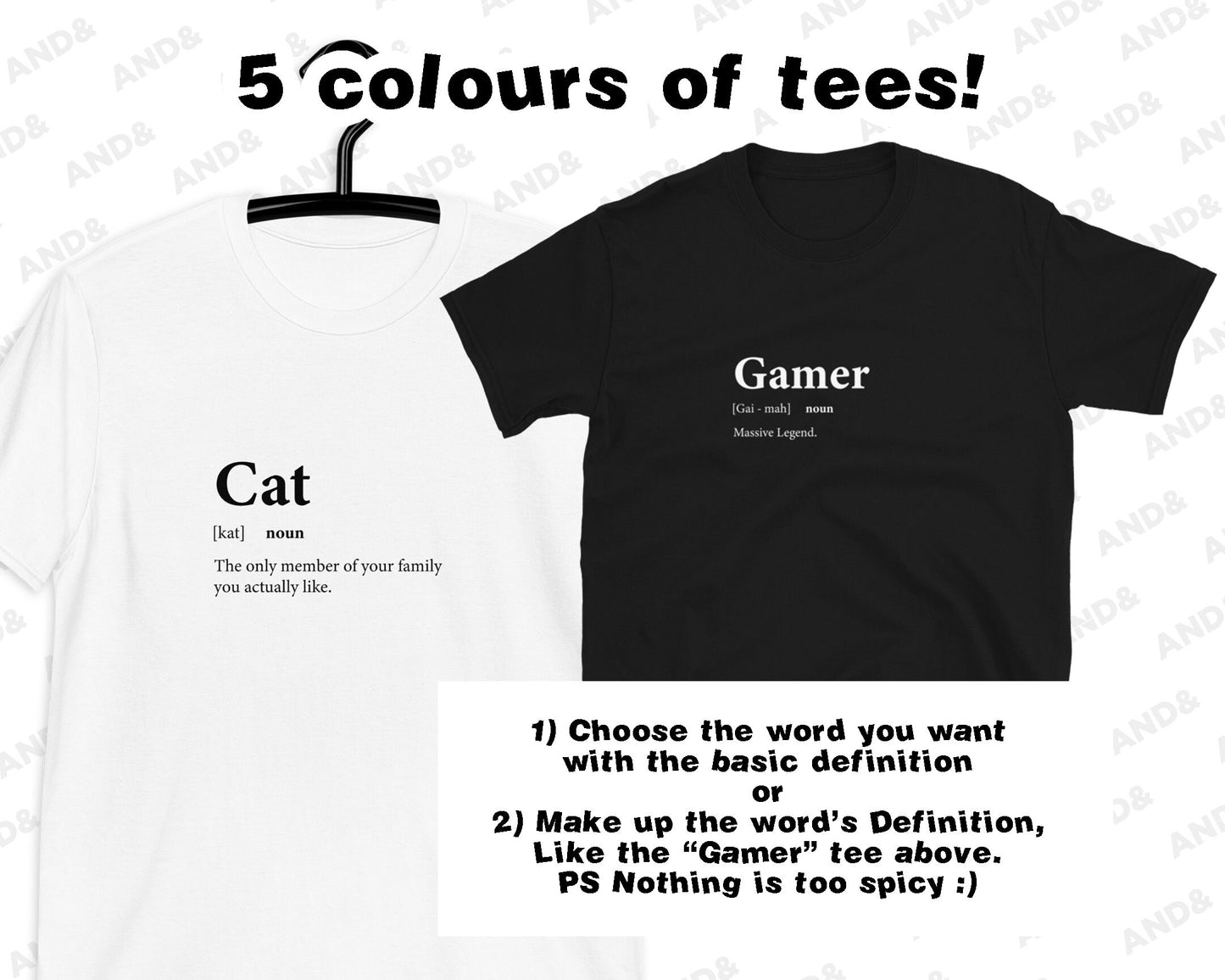 Dictionary Definition on a  Tee