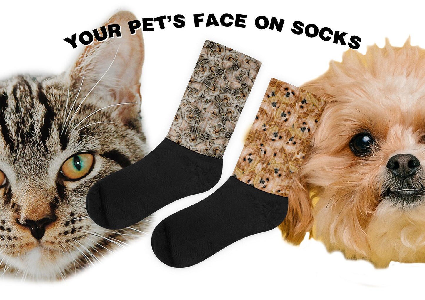 Custom Face random pattern Socks