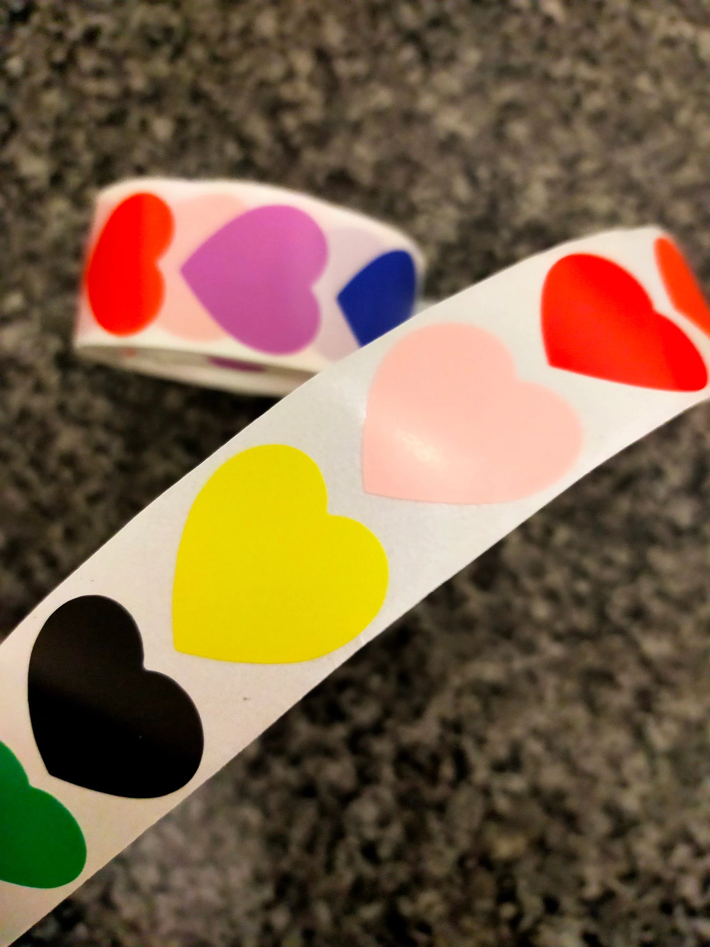 Rainbow heart Stickers