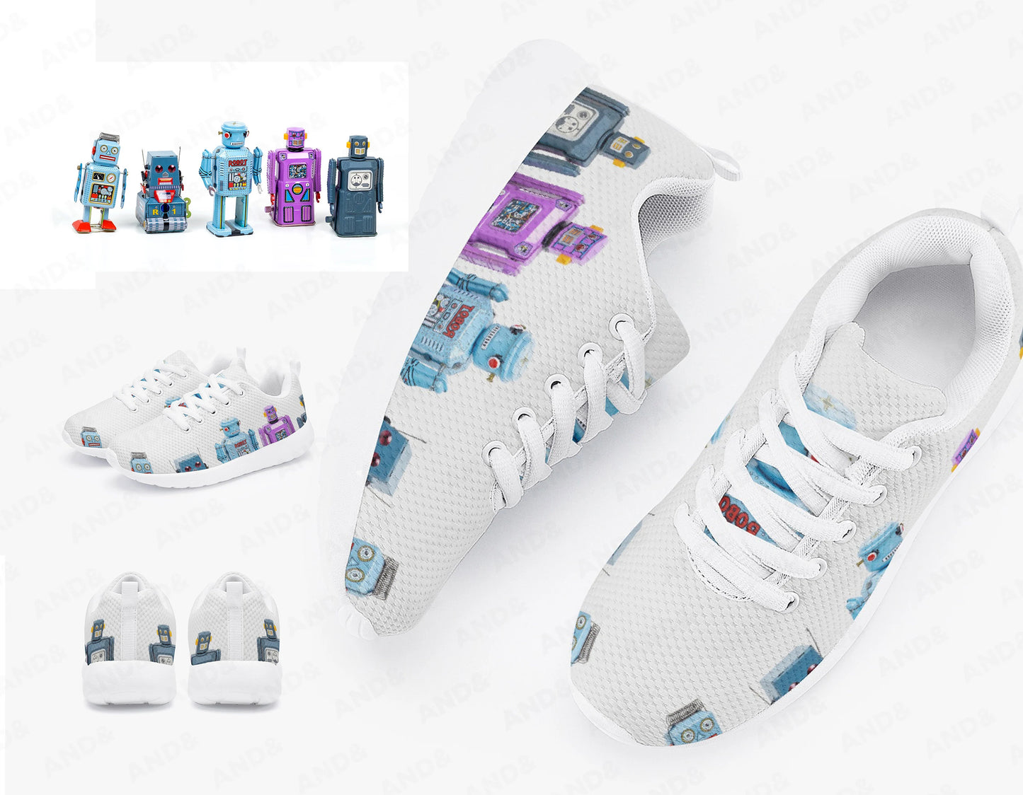 Custom Kids running shoes