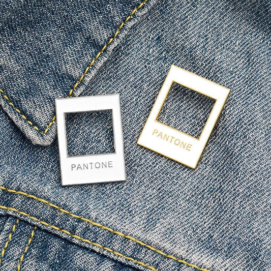 Pantone Frame Enamel pin