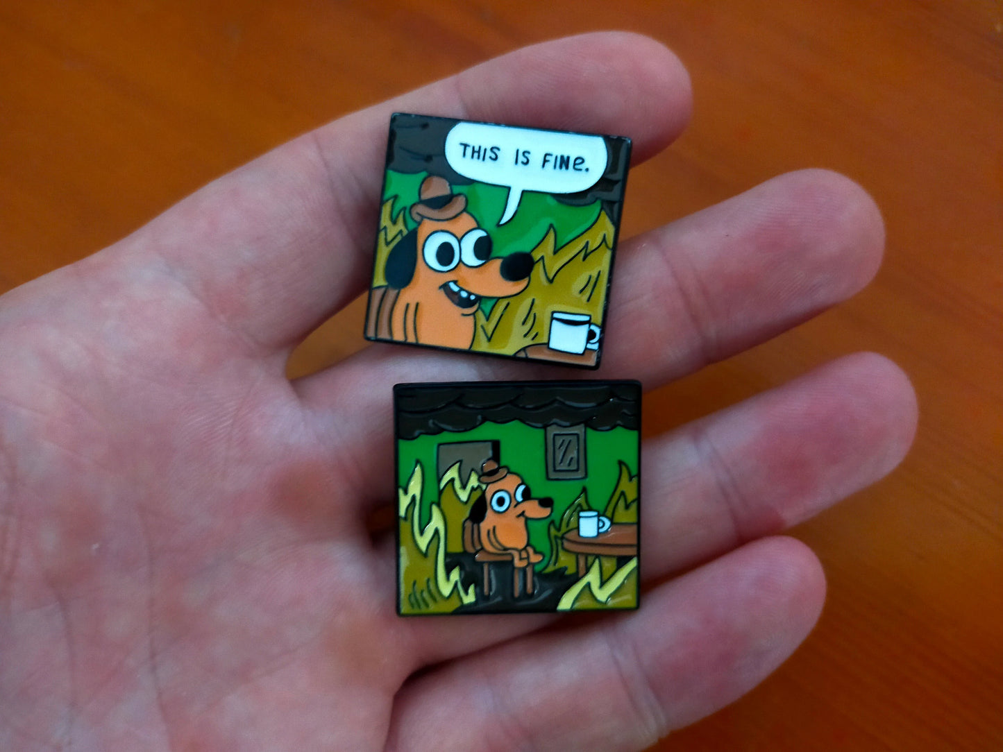 This is Fine Enamel Pin