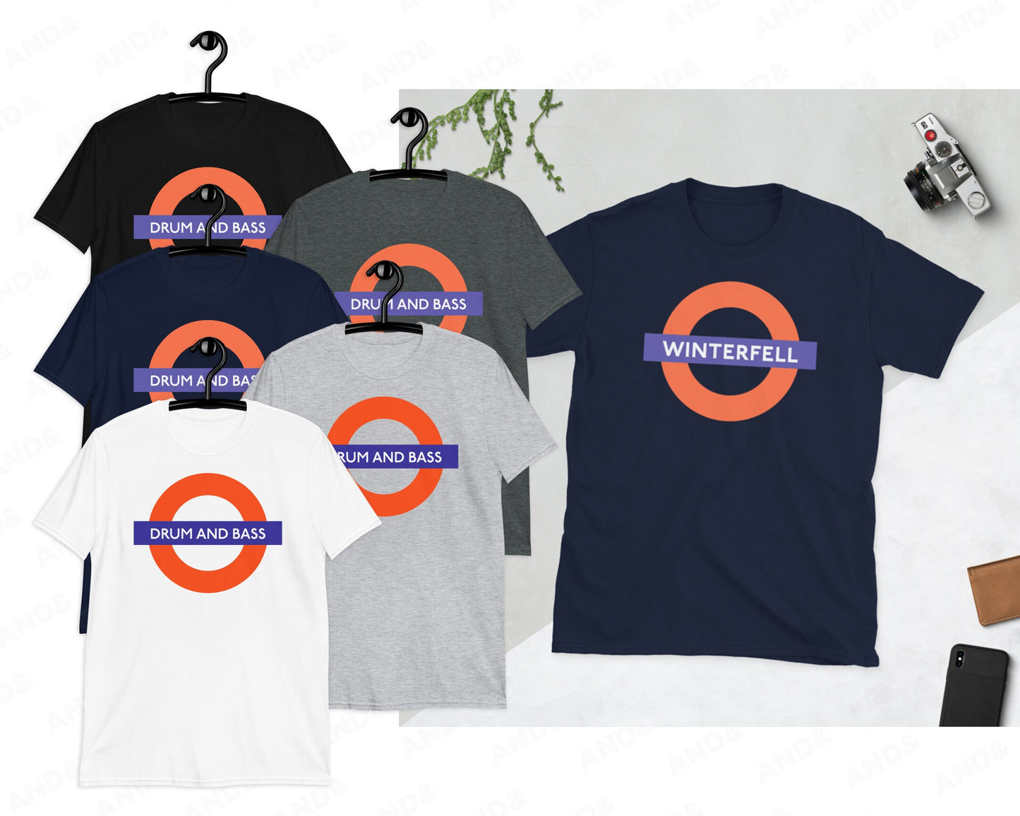 Custom Underground London tee