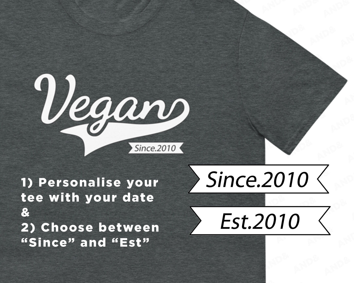 Personalised Vegan Tee