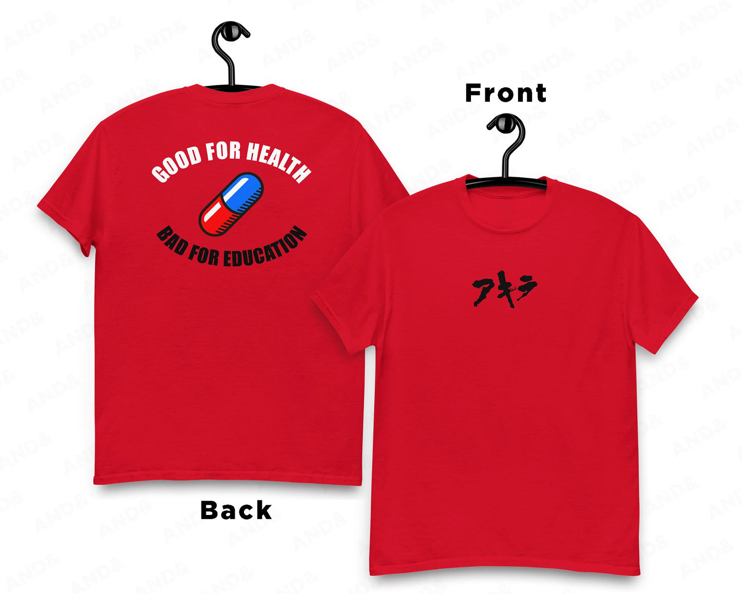 anime biker jacket tee